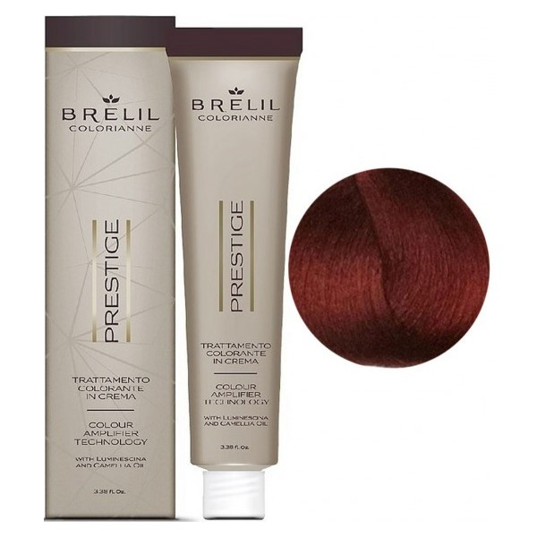 Brelil Colorianne Prestige Крем-фарба для волосся 6/66 Темно-русявий інтенсивно червоний