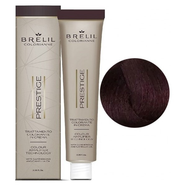 Brelil Colorianne Prestige Крем-фарба для волосся 6/77 Темно-русявий інтенсивно фіолетовий