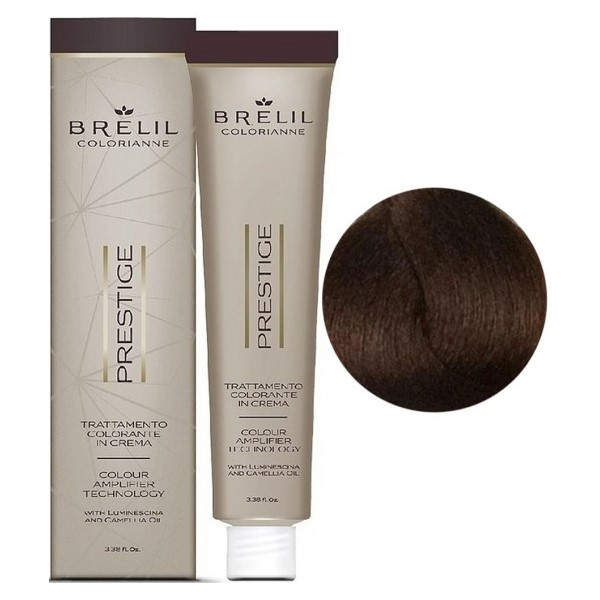 Brelil Colorianne Prestige Крем-фарба для волосся 7/38 Русявий золотисто-перловий