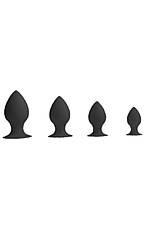 Анальний затор Anal plugs "L" чорний, фото 6