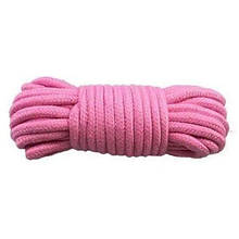 Мотузка для бондажу BONDAGE ROPE 10M, Pink