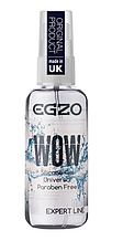Вагінальний силіконовий лубрикант EGZO WOW "Expert Line", 50 m