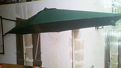 Садовий зонт настінний 3 м зелений