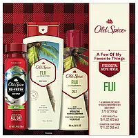 Набор Гель для душа (473мл) + Шампунь 2в1 (355мл) + дезодорант спрей (106гр) Old Spice Holiday Pack Fiji (США)