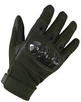 Перчатки тактические перчатки тактические KOMBAT UK Predator Tactical Gloves ML оливковый KU_22