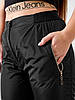 Жіночі спортивні штани з плащової тканини на флісі розміри 46-56, фото 7