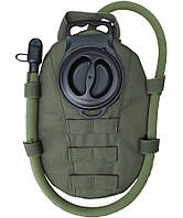 Гидратор военный тактический армейский мешок повышенной прочности KOMBAT UK Molle 1,5л оливковый DM_11