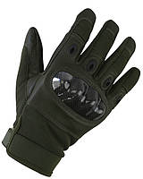 Перчатки тактические перчатки тактические KOMBAT UK Predator Tactical Gloves ML оливковый DM_11