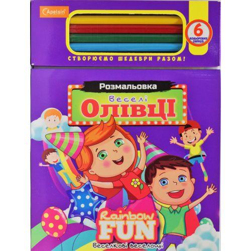 Набір для творчості "Веселі олівці: Веселкові веселощі" [tsi185949-TSI], фото 1