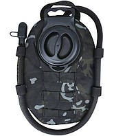 Гидратор военный тактический армейский мешок повышенной прочности KOMBAT UK Molle 1,5л черный черный DM_11