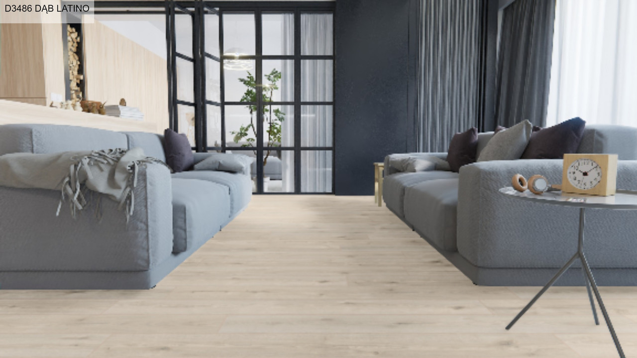 Ламінат Akaba Aqua Block 24h Дуб Дебора фаска 1380 х 157мм (1,95 м2)/9 шт, фото 1