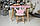 Рожевий прямокутний стіл і стільчик дитячий корона з білим сидінням. Рожевий дитячий столик, фото 8