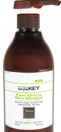 Saryna Key Шампунь для пошкодженого волосся без Лаурил Сульфату Натрію SLS Сарина КЕЙ 500 мл