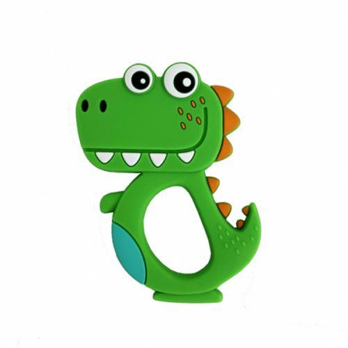 Силіконовий прорізувач "Діно", зелений [tsi183062-TSI], фото 1