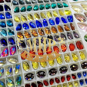 Нашивні стрази (скло)