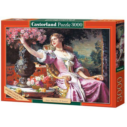 Пазли "Дама у фіолетовій сукні", 3000 елементів [tsi197617-TSI], фото 1