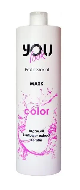 Маска для фарбованого та освітленого волосся You Look Professional Color Mask 1000 мл