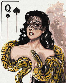 Набір для розпису по номерах. "Пікова дама" 40х50см  Складність 3 з 5.