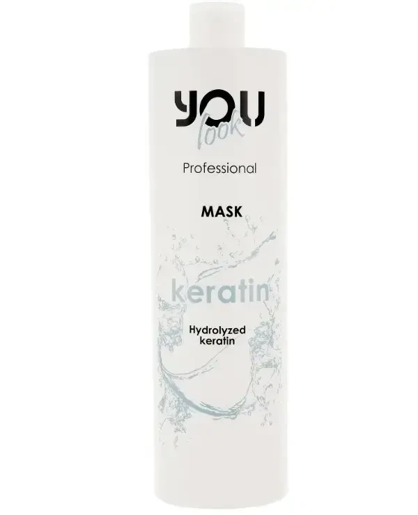 Відновлююча маска для волосся з кератином You look Professional Hydrolyzed Keratin 1000 мл