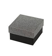 Упаковка Футляр для ювелірних виробів чорна і темно-срібна