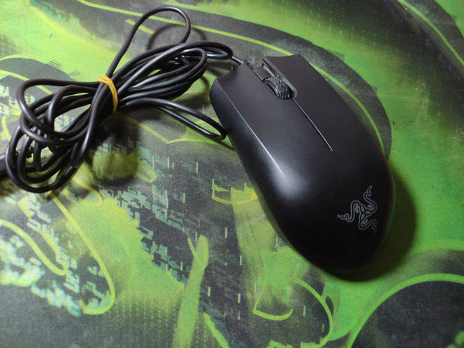 Мышь игровая Razer Abyssus Lite USB б\у и коврик Goliathus Mobile (ID ...