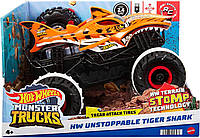 Большой Монстр Трак 1:15 Тигровая Акула на Пульте Управления Monster Trucks RC Tiger Shark Hot Wheels HGV87