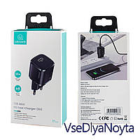 Сетевое зарядное устройство Usams US-CC124 T36 20W Super Si PD Fast Charger(EU) Black