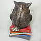 Скарбничка Сова на книгах 27 см, фото 3