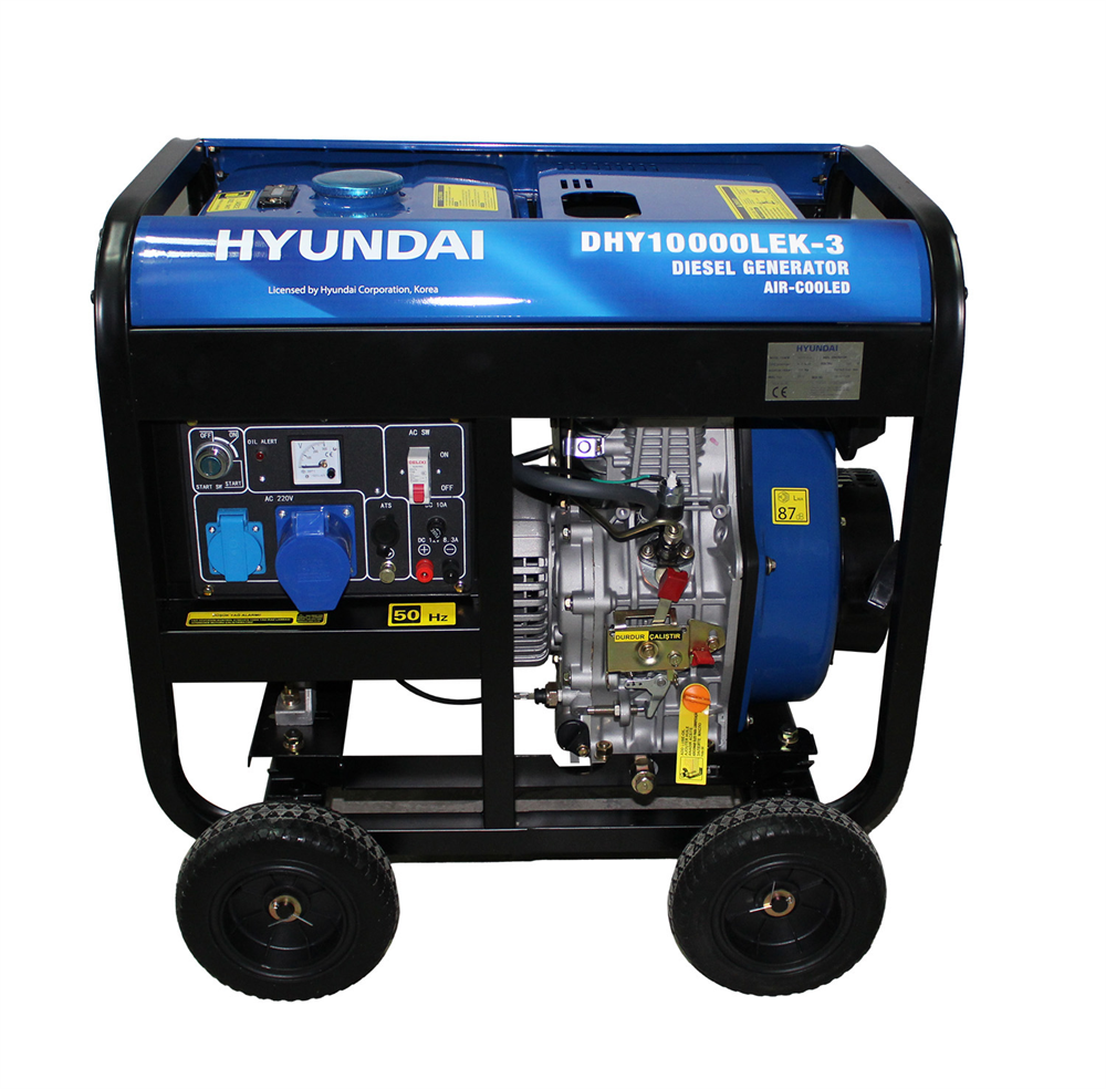 Дизельний електрогенератор DHY10000 LEK-3 (8,5кВА) (Трифазний) HYUNDAI