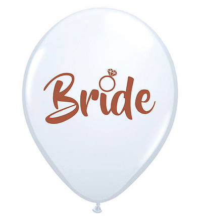 Повітряні кулі "Bride" (10 шт.), Польща, Ø 30 см, фото 1