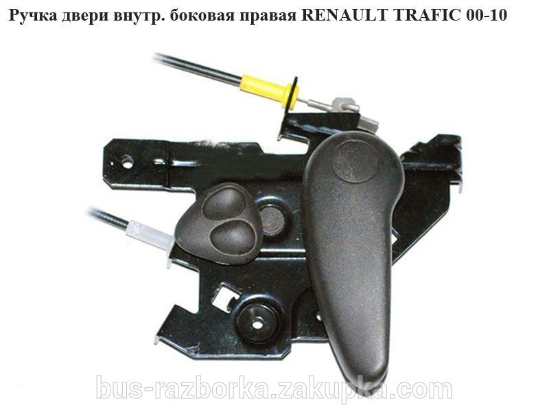 Ручка дверей внутрішня бічна права RENAULT TRAFIC 00-14 (РЕНО ТРАФІК), фото 1