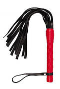 Флогер VIP Leather Flogger, Red