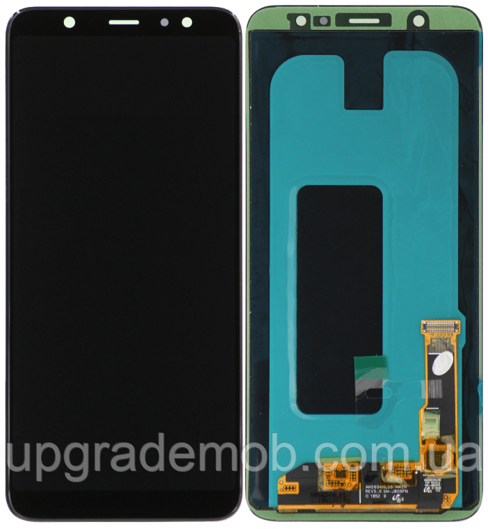 Дисплей модуль тачскрин Samsung A605 Galaxy A6+ 2018 /J805 чорний OLED