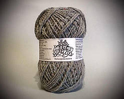 Пряжа вовняна Vivchari Colored Wool, Color No.824 світло-сірий твід