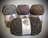 Пряжа вовняна Vivchari Colored Wool, Color No.825 брусничний твід, фото 4
