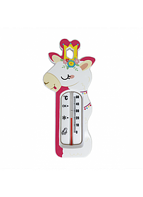 Термометр для води дитячий Жираф рожевий 1102