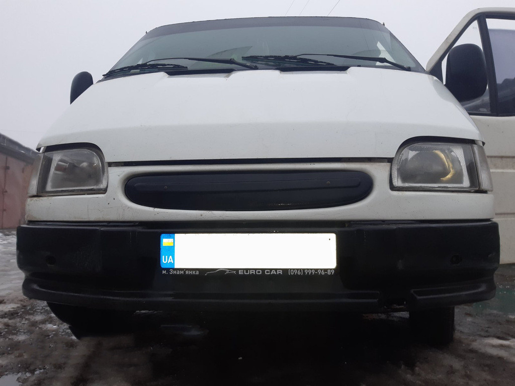 Зимова решітка Матова для Ford Transit 1991-2000 рр від VLF комп., фото 1
