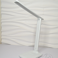 Лампа настольная LED на аккумуляторе с сенсором 10Вт Светодиодная настольная лампа.LED светильник с подставкой