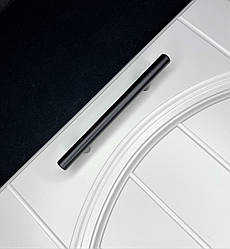 Меблеві ручки рейлінгові чорні 96 мм DR 11/096 SS BLK
