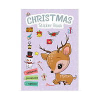Веселые игрушки для детей: Christmas sticker book. Зимние развлечения ( украинский ) Талант
