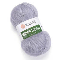 Пряжа Mohair Trendy 113 світло-сірий