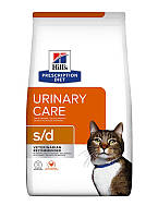 Сухой корм Hill's Prescription Diet s/d Urinary Care для кошек курицей 1.5 кг