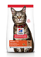 Сухой корм Hill's Science Plan Adult для кошек с ягненком 1,5 кг