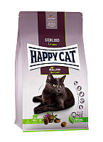 Сухой корм Happy Cat Sterilised Weide-Lamm для стерилизованных кошек и кастрированных котов с ягненком 4 кг