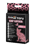 Наполнитель для кошачьего туалета AnimAll Tofu Соевый Сакура (6 л) 2.6 кг