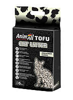 Наполнитель для кошачьего туалета AnimAll Tofu Classic Соевый без запаха (6 л) 2.6 кг