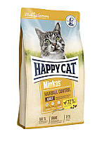 Сухой корм Happy Cat Minkas Hairball Control для выведения шерсти кошек с птицей 1.5 кг