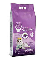 Наполнитель бентонитовый Van Cat Super Premium Quality Lavender для кошачьего туалета 5 кг