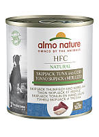 Консервированный корм Almo Nature HFC Natural Adult Dog для собак с полосатым тунцом и треской 290 г