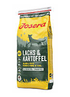 Сухой беззерновой корм Josera Lachs & Kartoffel для собак с лососем 15 kg